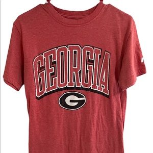 University of Georgia Distressed Youth Shirt Size Small